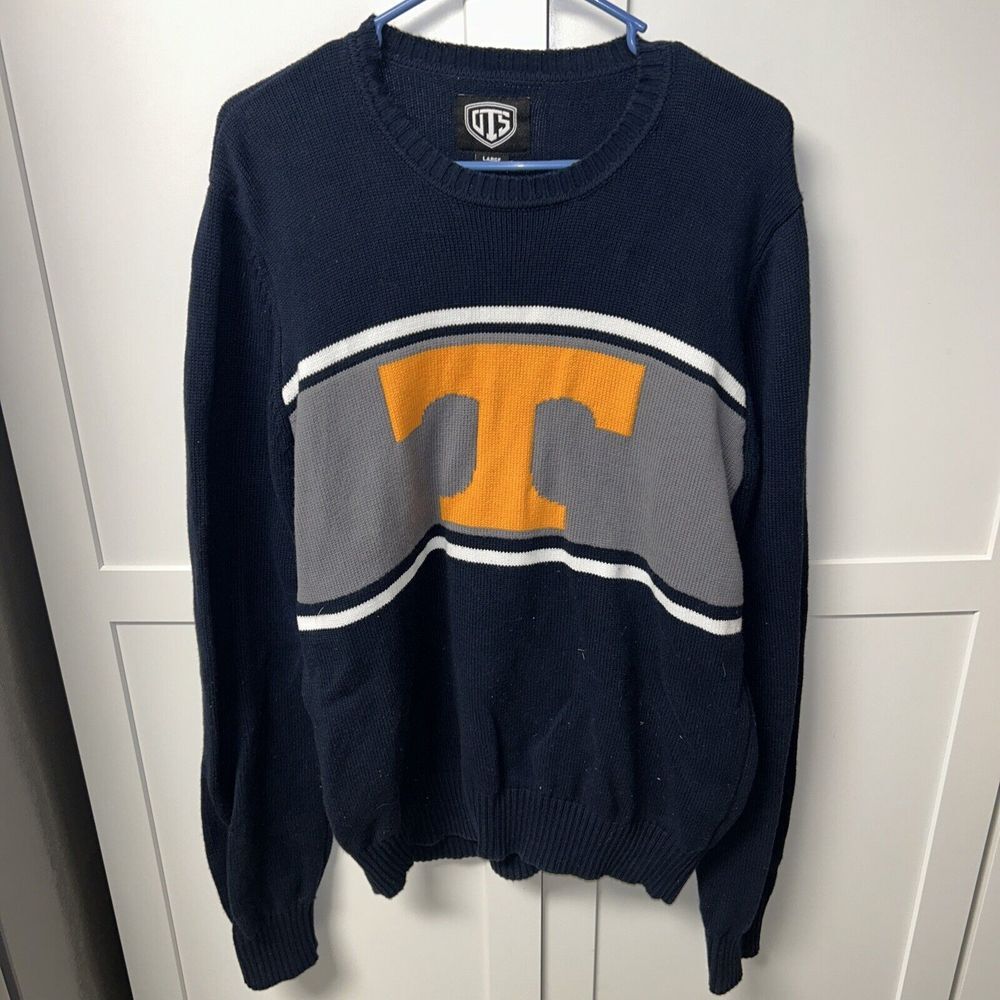 University Of Tennessee Blue UTS Sweater Men's Size Large